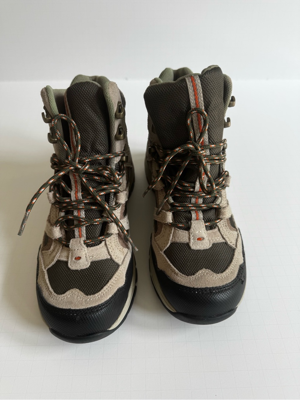 L.L. Bean Brown and Tan Hiking Ankle Boots
